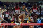 Soon after the start of the womens steeplechase at the Commonwealth Games, Glasgow. Photo: David T. Hewitson/Sports for All Pics